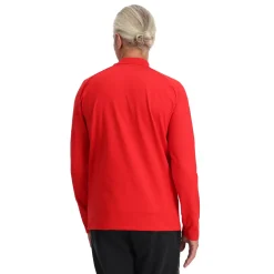 Midlayers | Resort*Spyder Mens Castle Mock Crew - Red SPYDERRED