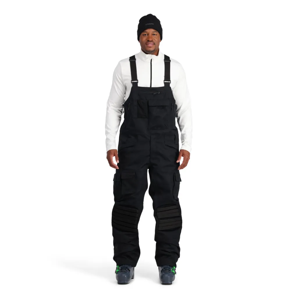 Insulated*Spyder Mens Coaches Bib - BLACK