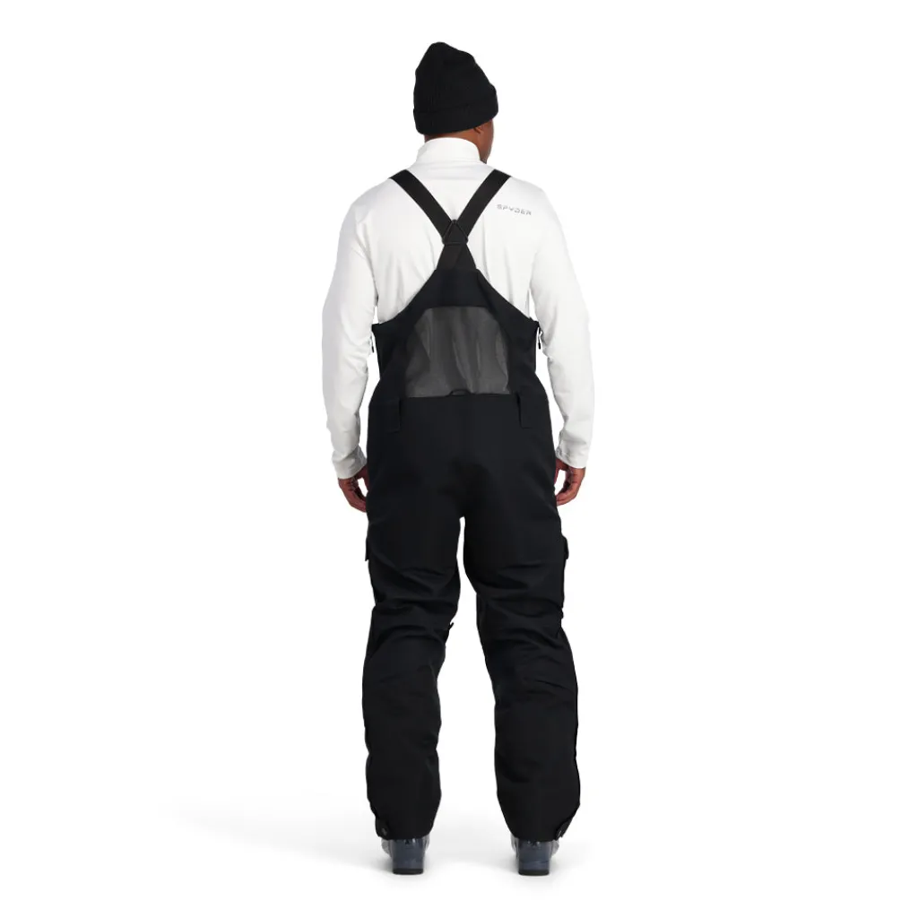 Insulated*Spyder Mens Coaches Bib - BLACK