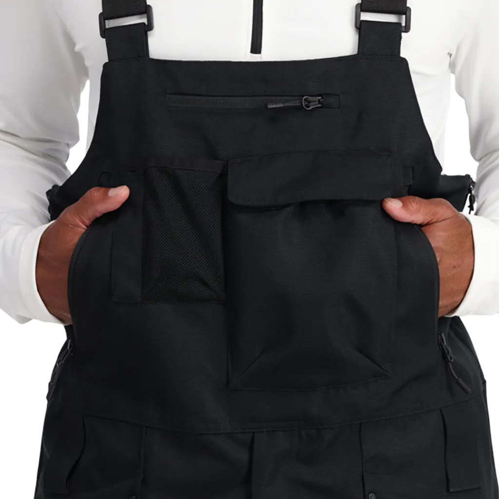 Insulated*Spyder Mens Coaches Bib - BLACK