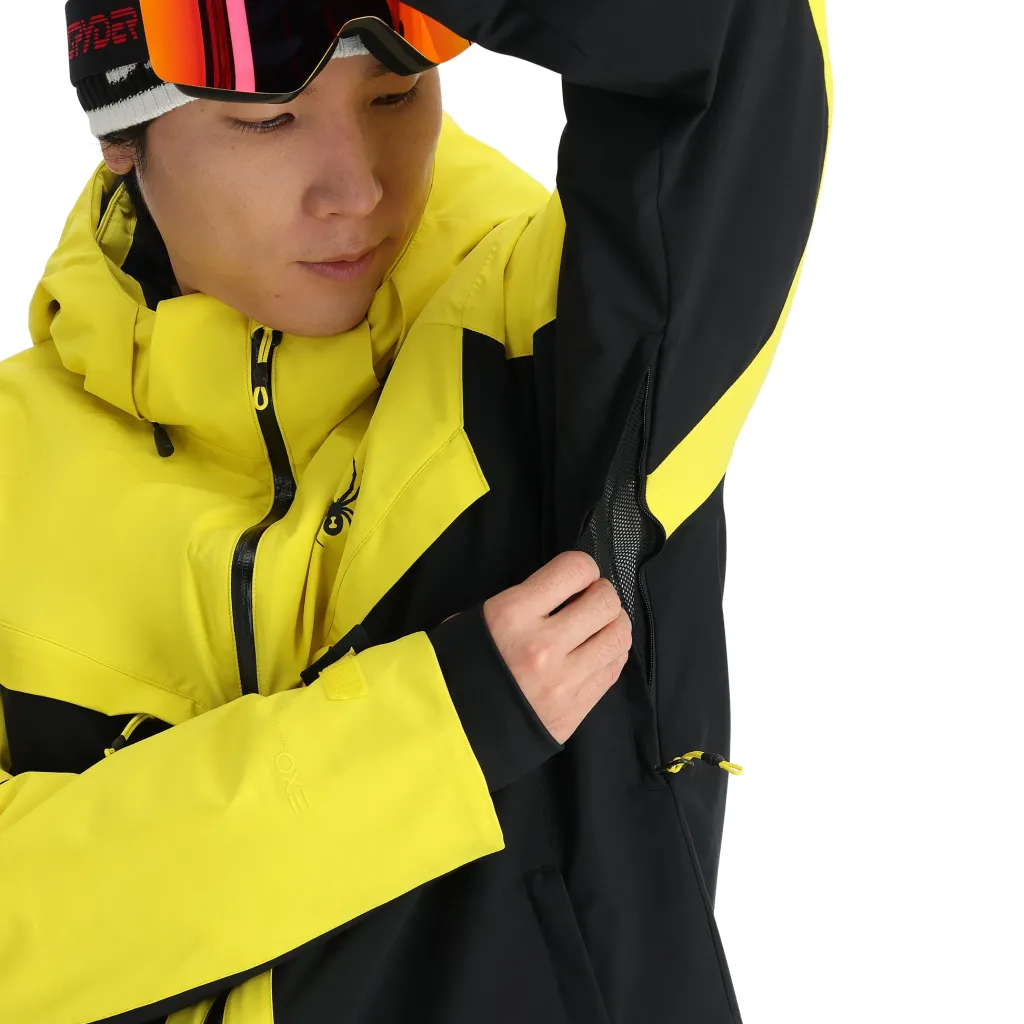 Insulated*Spyder Mens Copper - Acid Yellow ACIDYELLOW