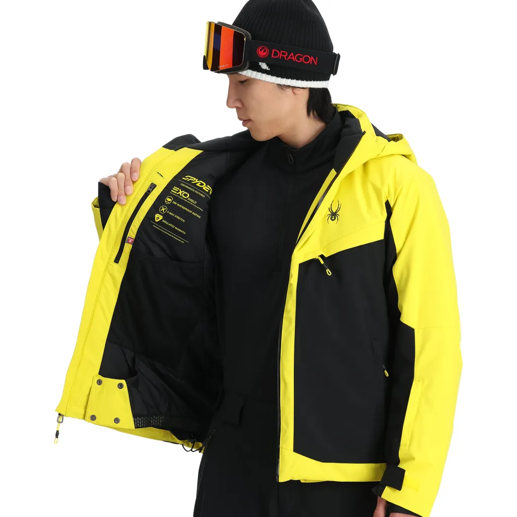 Insulated*Spyder Mens Copper - Acid Yellow ACIDYELLOW