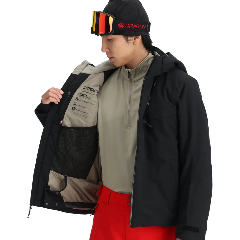 Insulated*Spyder Mens Copper - BLACK