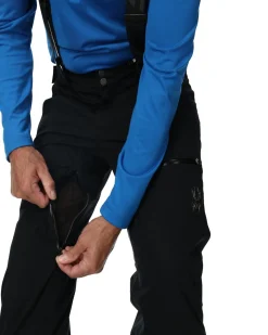 Bibs | Insulated*Spyder Mens Dare - BLACK