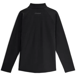 Midlayers | Fleece*Spyder Mens Gridweb Fleece Half Zip - BLACK