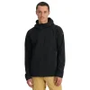 Midlayers | Fleece*Spyder Mens Gridweb Hoodie - BLACK