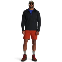 Midlayers | Fleece*Spyder Mens Gridweb Hoodie - BLACK