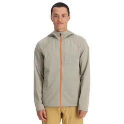 Midlayers | Fleece*Spyder Mens Gridweb Hoodie - CONCRETE