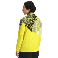 Midlayers | Resort*Spyder Mens Legacy Half Zip - Acid Yellow ACIDYELLOW