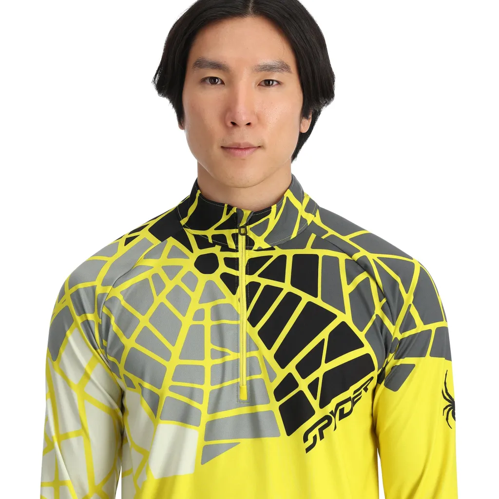 Midlayers | Resort*Spyder Mens Legacy Half Zip - Acid Yellow ACIDYELLOW