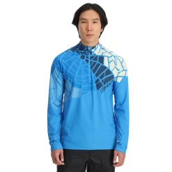 Midlayers | Resort*Spyder Mens Legacy Half Zip - Aether Blue AETHERBLUE