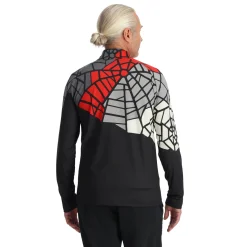 Midlayers | Resort*Spyder Mens Legacy Half Zip - BLACK