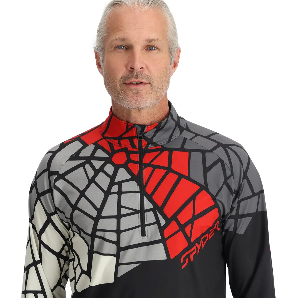 Midlayers | Resort*Spyder Mens Legacy Half Zip - BLACK