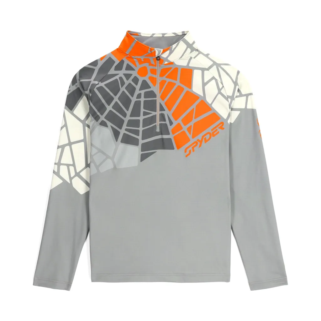 Midlayers | Resort*Spyder Mens Legacy Half Zip - CONCRETE