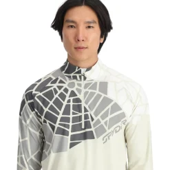 Midlayers | Resort*Spyder Mens Legacy Half Zip - Vanilla Latte VANILLALATTE