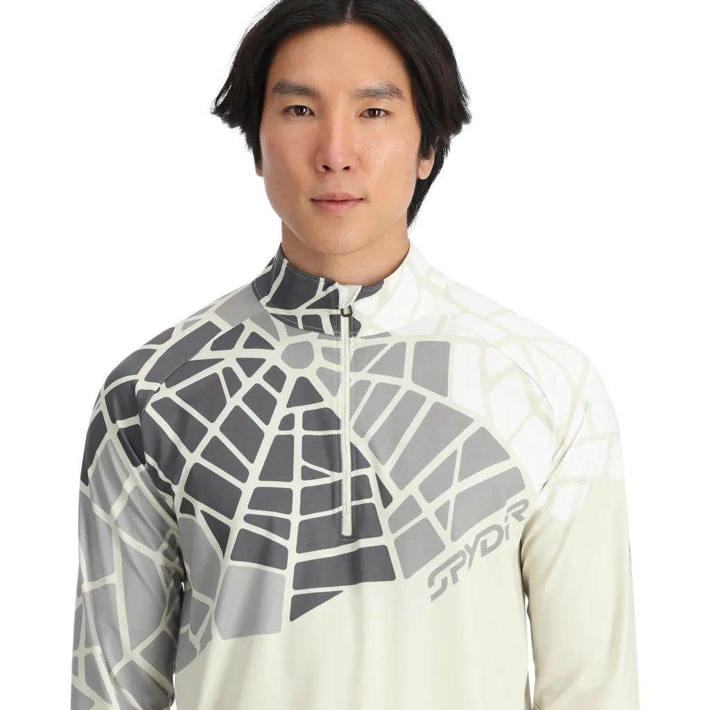 Midlayers | Resort*Spyder Mens Legacy Half Zip - Vanilla Latte VANILLALATTE