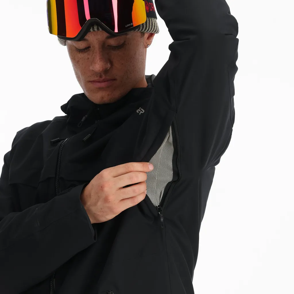 Insulated | Freeski*Spyder Mens Lift - BLACK