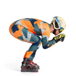 Bibs | Race*Spyder Mens Performance Gs - Orange Shock ORANGESHOCK