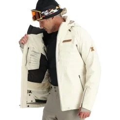 Insulated | Resort*Spyder Mens Pinnacle - Vanilla Latte VANILLALATTE