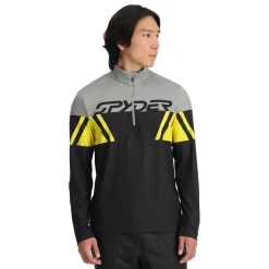 Midlayers*Spyder Mens Podium Half Zip - Acid Yellow ACIDYELLOW