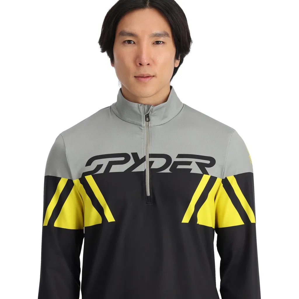 Midlayers*Spyder Mens Podium Half Zip - Acid Yellow ACIDYELLOW