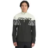 Midlayers*Spyder Mens Podium Half Zip - BLACK