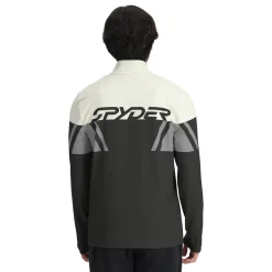 Midlayers*Spyder Mens Podium Half Zip - BLACK