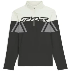 Midlayers*Spyder Mens Podium Half Zip - BLACK