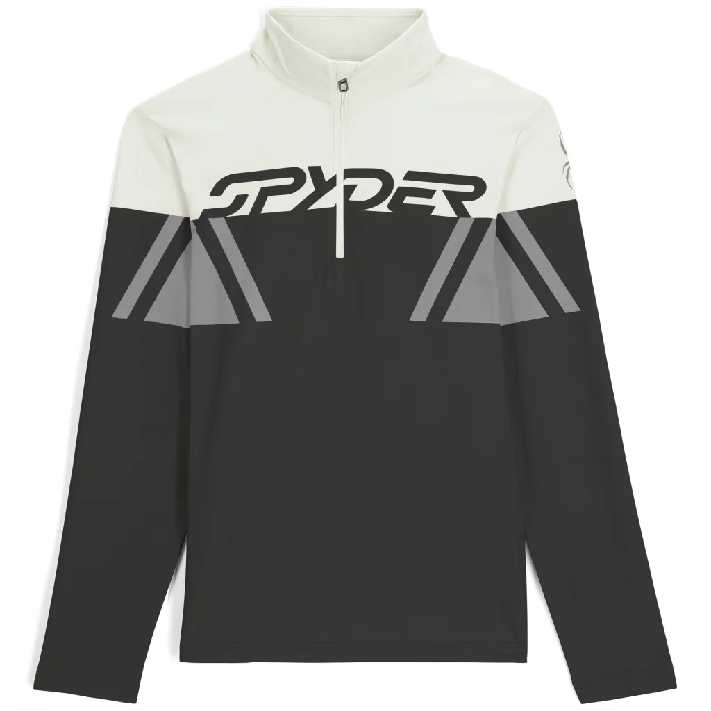 Midlayers*Spyder Mens Podium Half Zip - BLACK