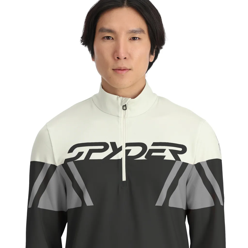 Midlayers*Spyder Mens Podium Half Zip - BLACK