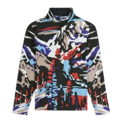 Midlayers | Freeski*Spyder Mens Podium Half Zip - Paint By Numbers Purple Flash PAINTBYNUMBERSPURPLEFLASH