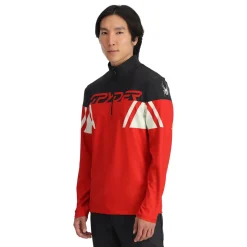 Midlayers*Spyder Mens Podium Half Zip - Red SPYDERRED