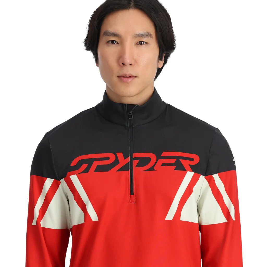 Midlayers*Spyder Mens Podium Half Zip - Red SPYDERRED