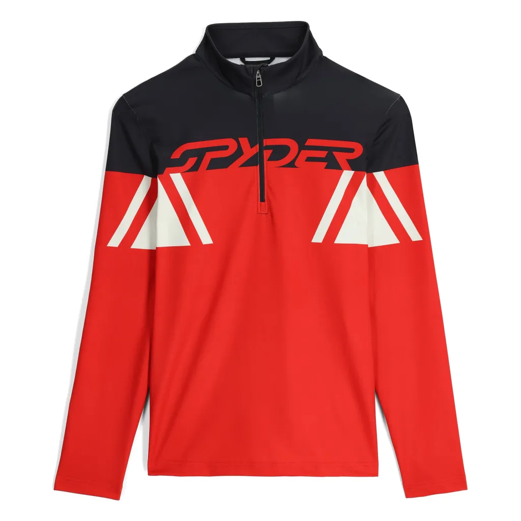 Midlayers*Spyder Mens Podium Half Zip - Red SPYDERRED