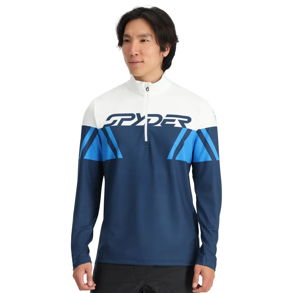 Midlayers*Spyder Mens Podium Half Zip - True Navy TRUENAVY