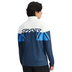 Midlayers*Spyder Mens Podium Half Zip - True Navy TRUENAVY