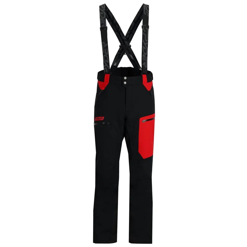 Bibs | Insulated*Spyder Mens Propulsion - BLACK