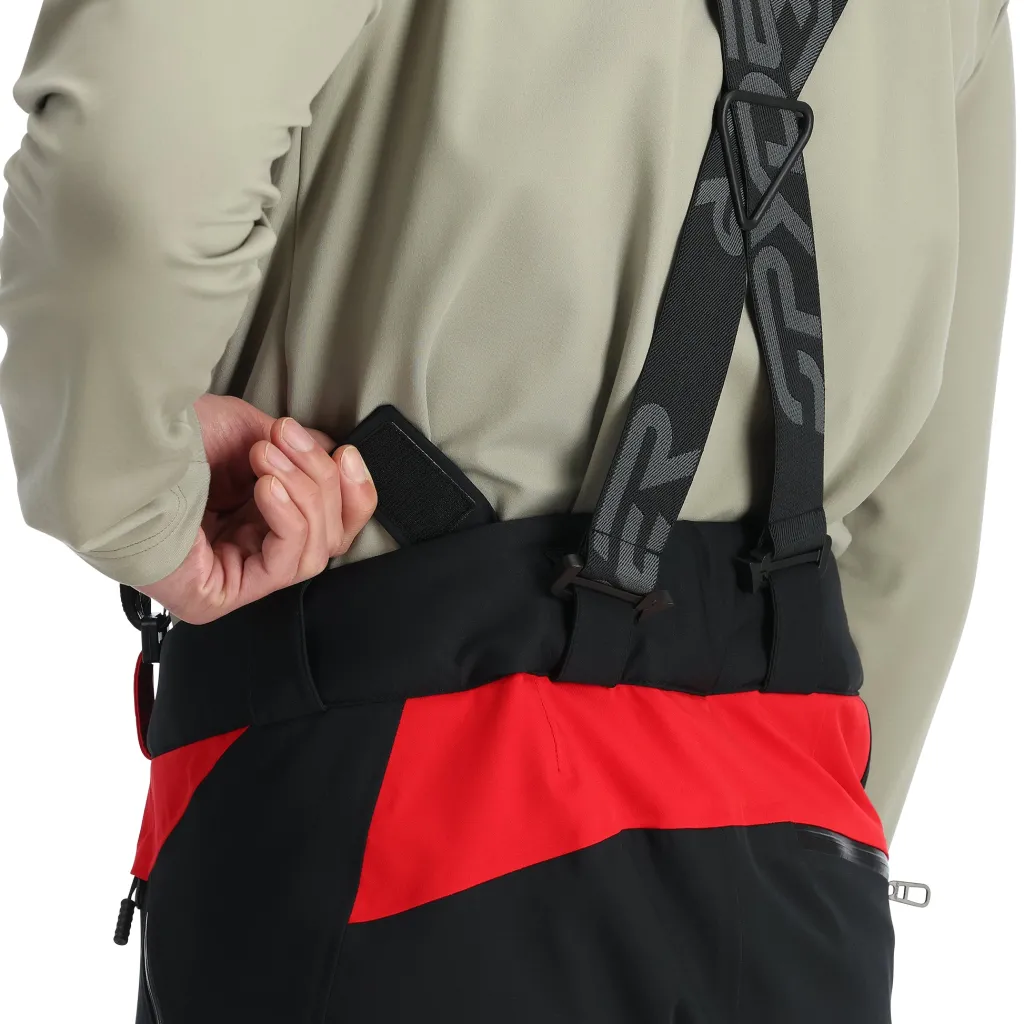 Bibs | Insulated*Spyder Mens Propulsion - BLACK