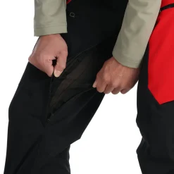 Bibs | Insulated*Spyder Mens Propulsion - BLACK
