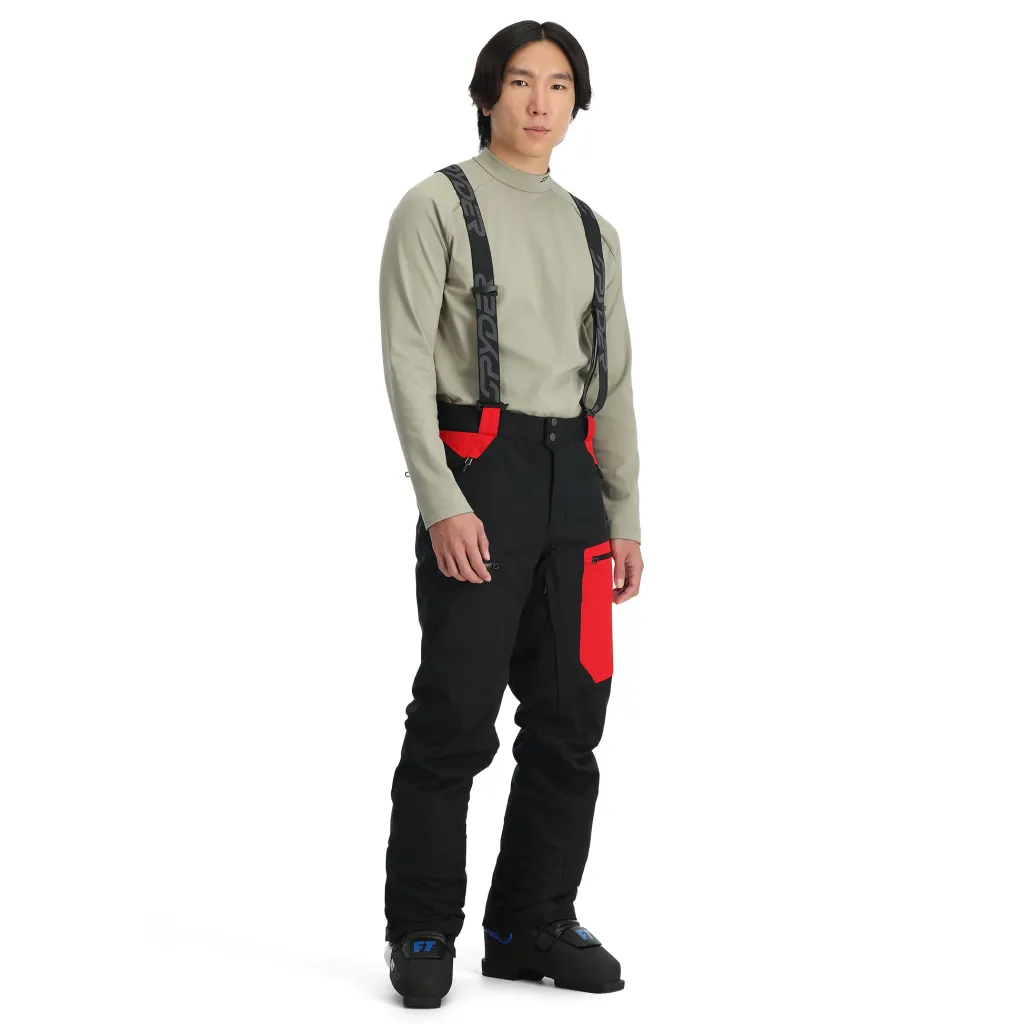 Bibs | Insulated*Spyder Mens Propulsion - BLACK