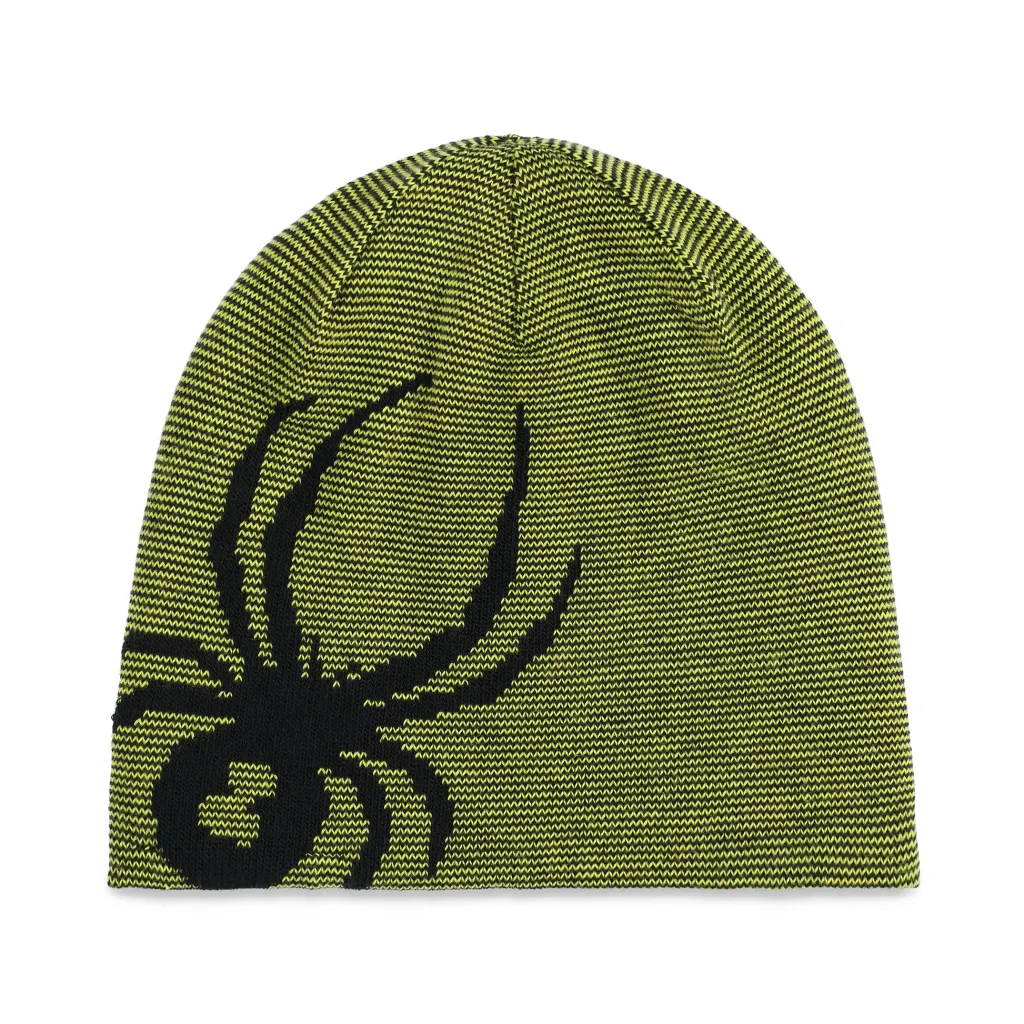 Hats | Freeski*Spyder Mens Reversible Innsbruck - Acid Yellow ACIDYELLOW