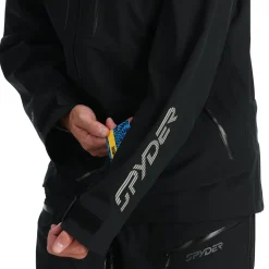 Shell | Backcountry*Spyder Mens Sanction - BLACK
