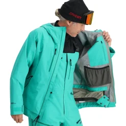 Shell | Backcountry*Spyder Mens Sanction - Teal Green TEALGREEN