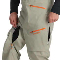 Bibs | Shell*Spyder Mens Sanction Bib - CONCRETE