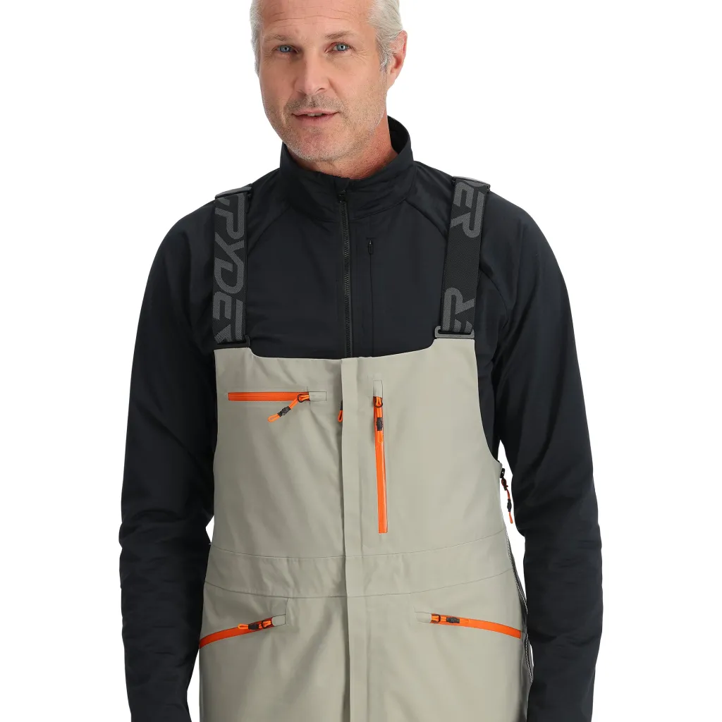 Bibs | Shell*Spyder Mens Sanction Bib - CONCRETE