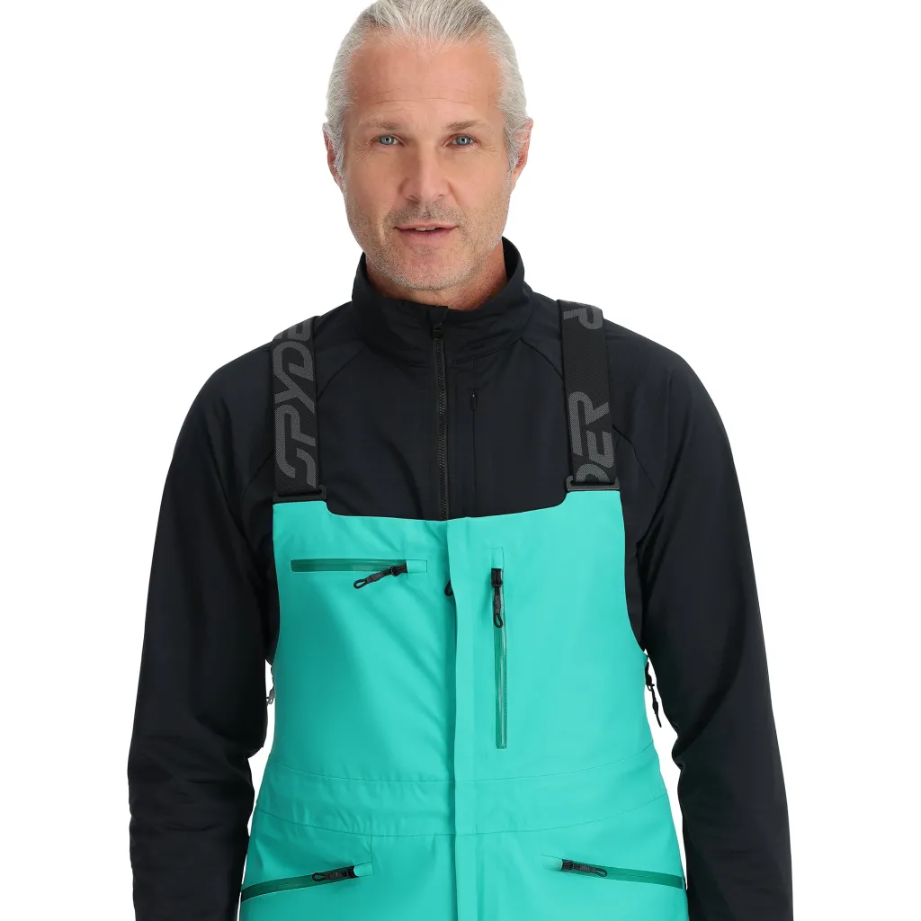 Bibs | Shell*Spyder Mens Sanction Bib - Teal Green TEALGREEN