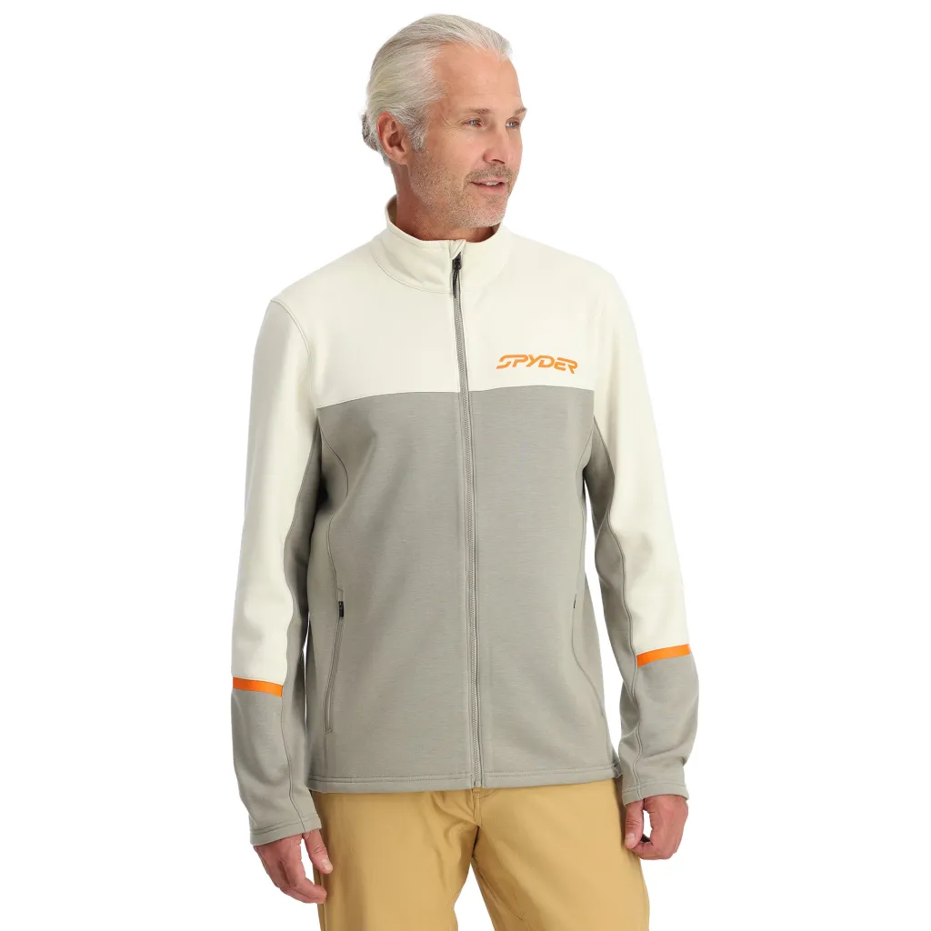 Midlayers | Fleece*Spyder Mens Speed Fleece Full Zip - CONCRETE