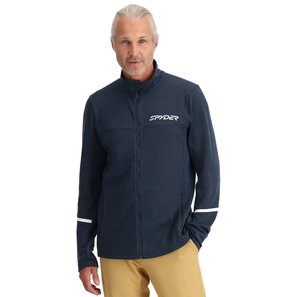 Midlayers | Fleece*Spyder Mens Speed Fleece Full Zip - True Navy TRUENAVY