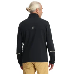 Midlayers | Fleece*Spyder Mens Speed Fleece Full Zip - BLACK