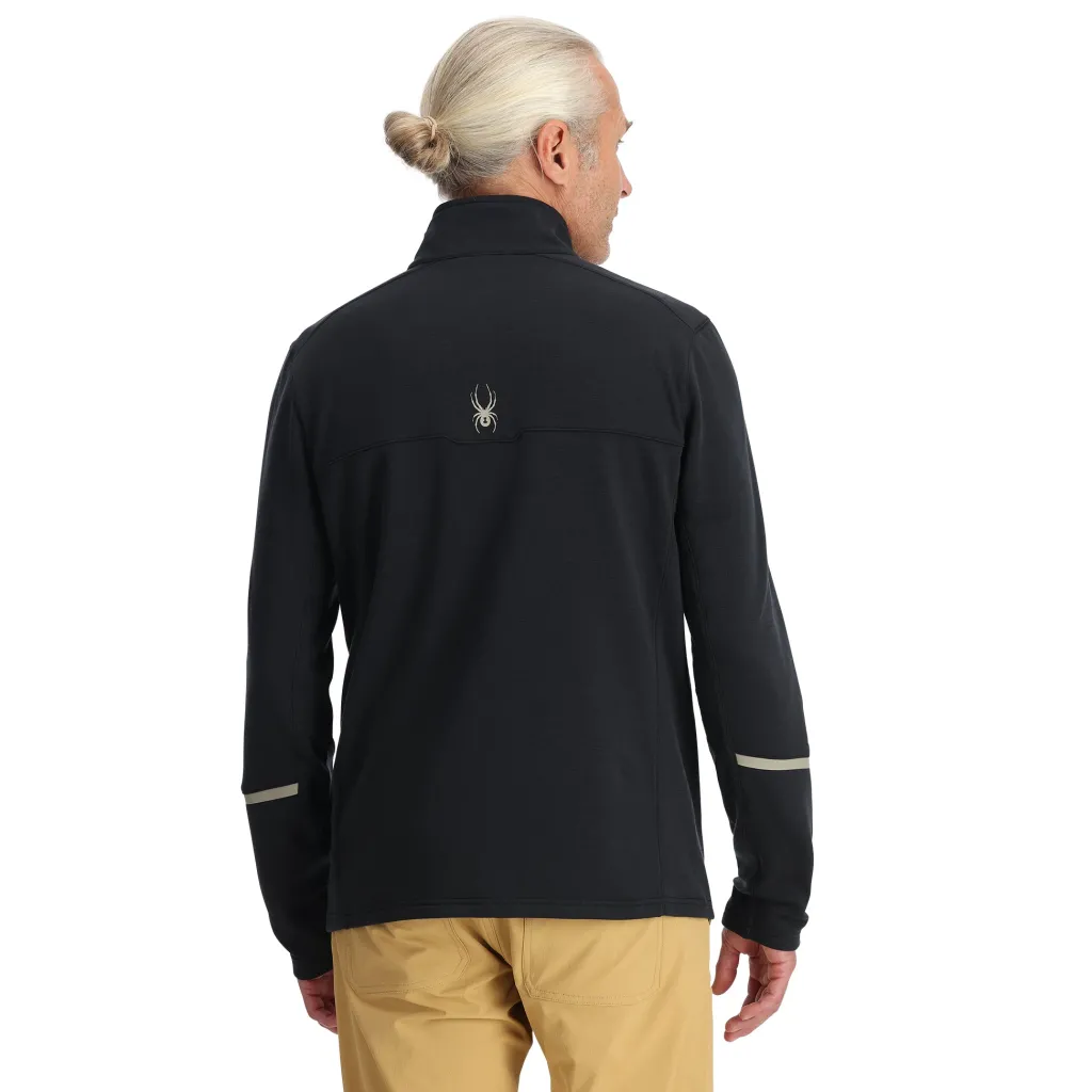 Midlayers | Fleece*Spyder Mens Speed Fleece Full Zip - BLACK